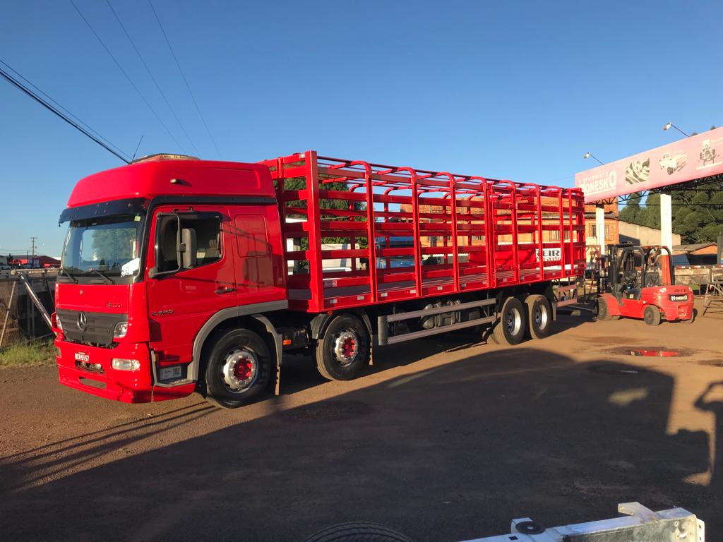 Gaiola de gás sobre chassis